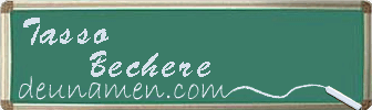 Tasso Bechere Visitenkarte